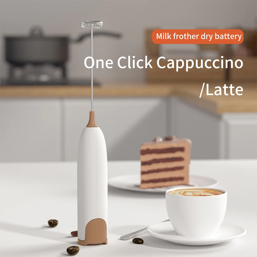 Ideal coffee gift - coffee foam maker handheld latte foam maker electric foam maker handheld cappuccino