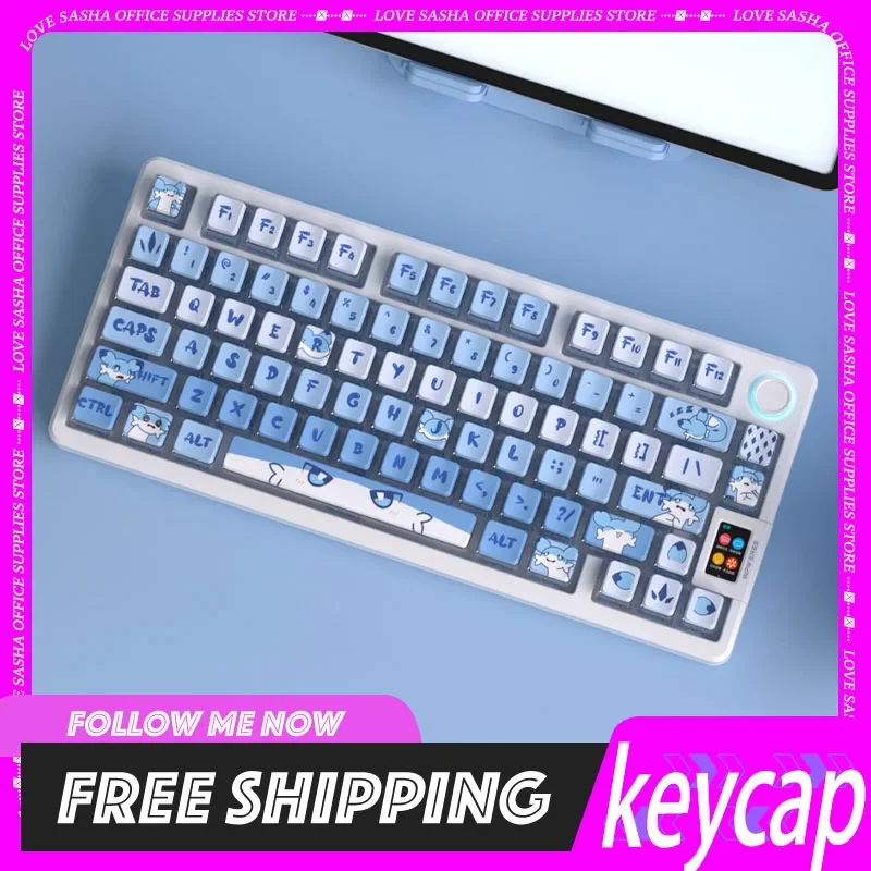 

Palworld Keycaps 122key Oem Pbt Thermal Sublimation Keycaps Custom Cartoon Mx Switch Keycaps For 61/68/75/84 Keyboard Gifts