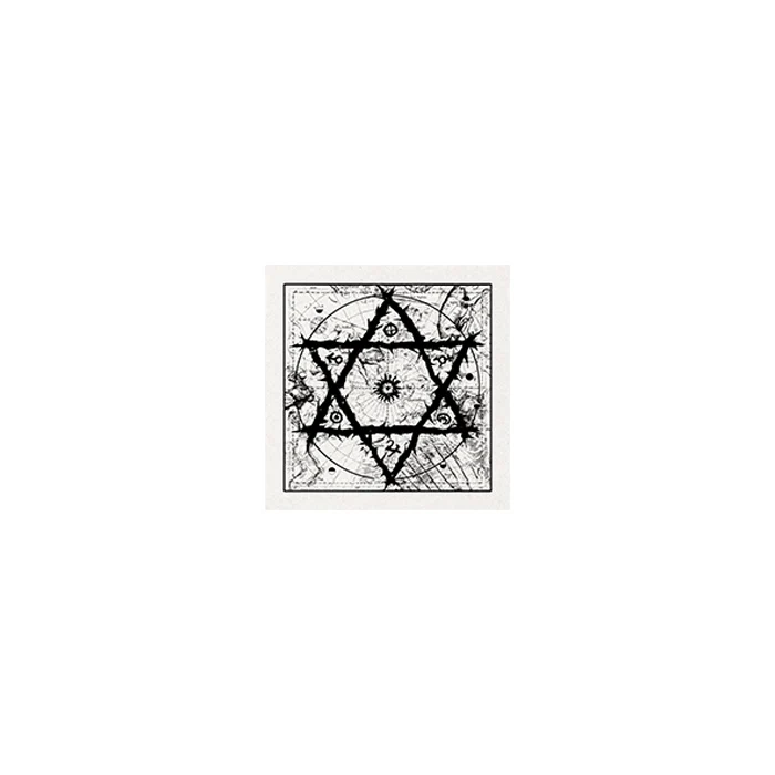 Cotton and linen wandering altar tablecloth Gothic bedroom art Northern Europe mysterious hanging cloth pentagram decoration
