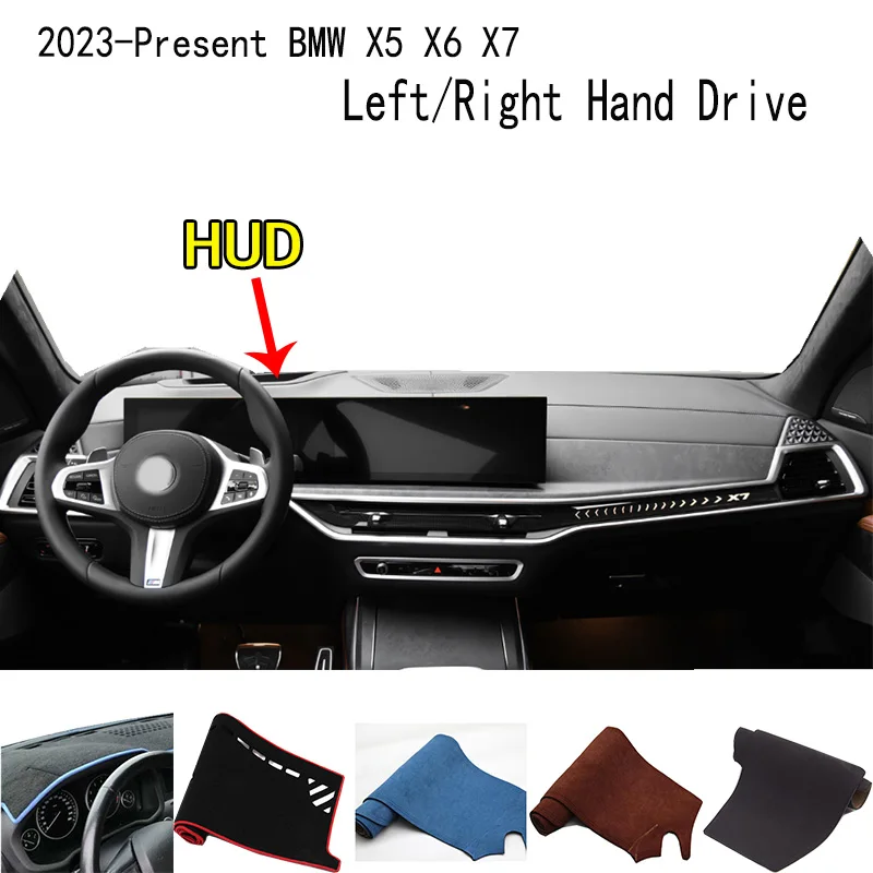 

For 2023 2024 BMW X5 X6 X7 Accessories Dashboard Cover Instrument Panel Dash Mat Dashmat Protective Pad