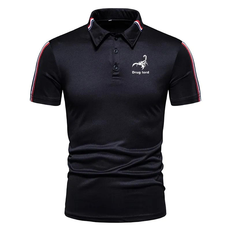 Summer Men\'s Fashion Casual Short Sleeve Polo Shirt