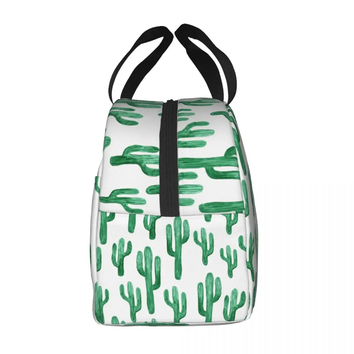 Lunch Bag for Women Kids Cactus Thermal Cooler Bags Portable Travel Cute Oxford Tote Food Bag