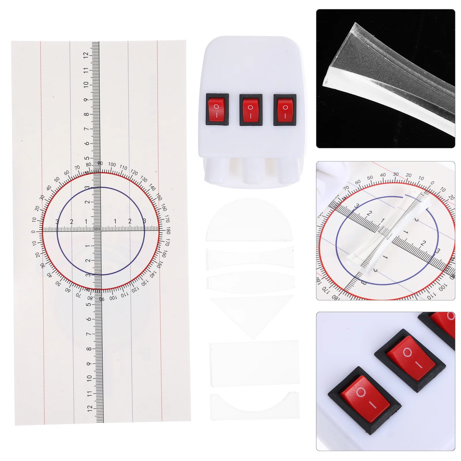 

Light Full Refraction Demonstrator Science Equipment Physical Optics Experiment Kit