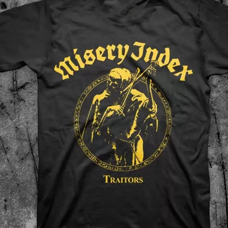 Misery Index traitors band black T-shirt Unisex All sizes S to 45Xl