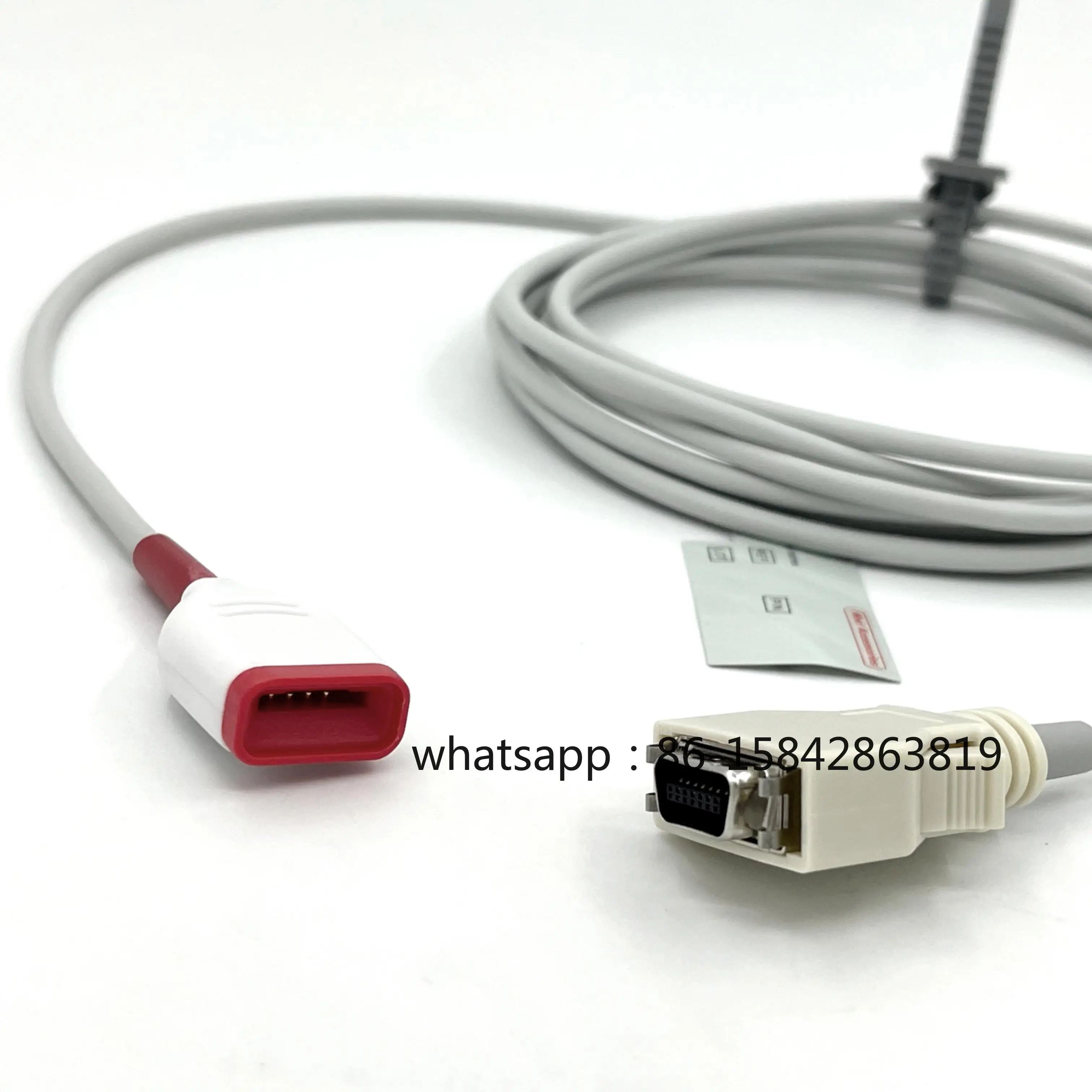 Reusable MASI SpO2 Extension Adapter Cable, Compatible Hospital Monitor Interface Accessories