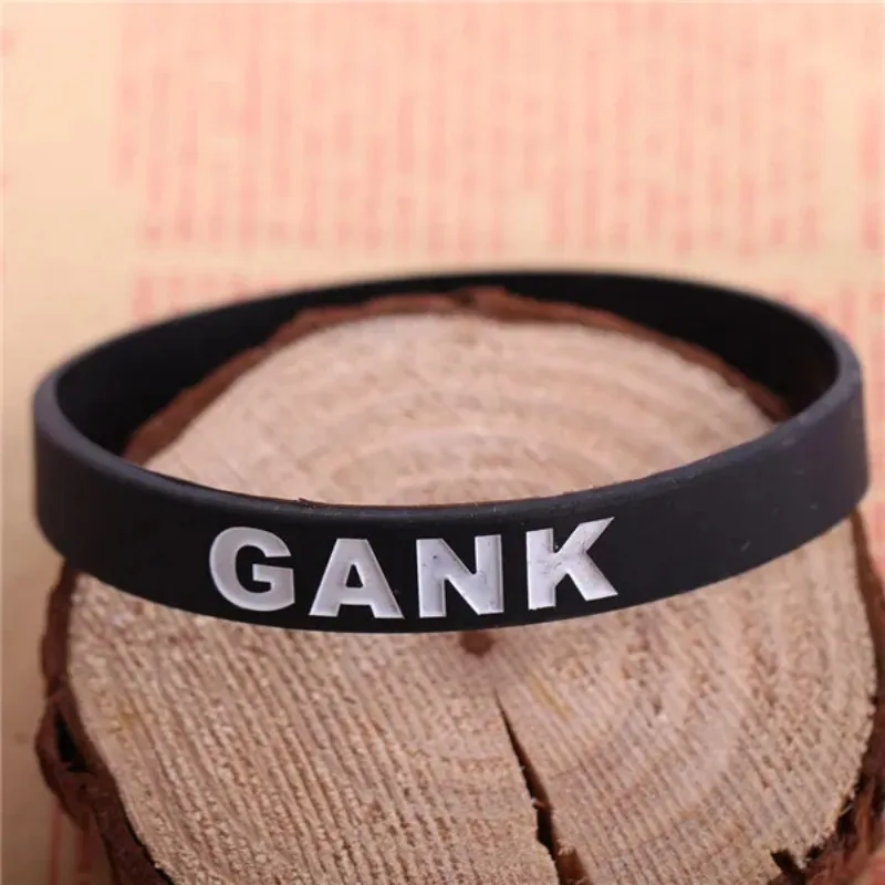 10 pcs/lot DOTA 2 wristband Dota2 OFFLANE SUPPORT SOLO CARRY GANK printed band Game heroes Jewelry