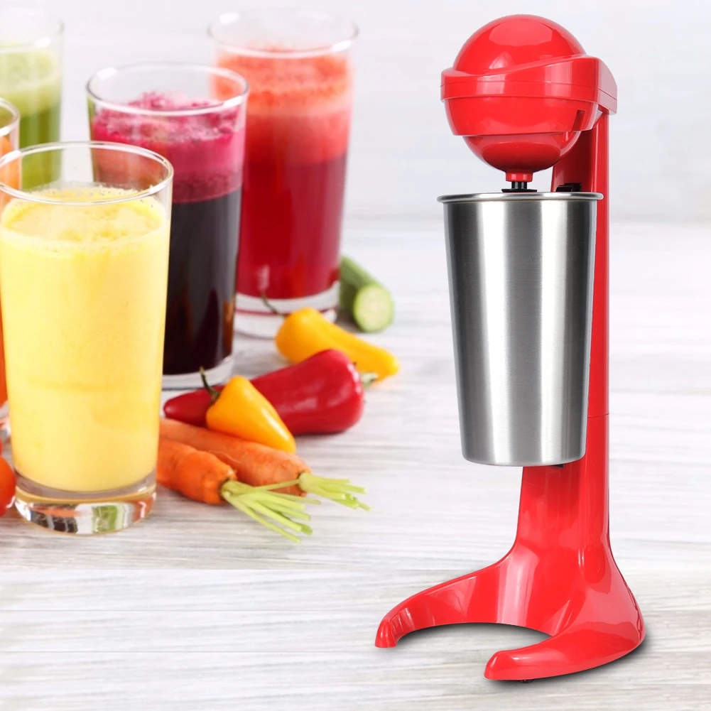 

Double Head Electric Milkshake Machine Maker Coffee Drink Mixer Milk Frother for Home Bar Electric Milkshake Machine EU Plug
