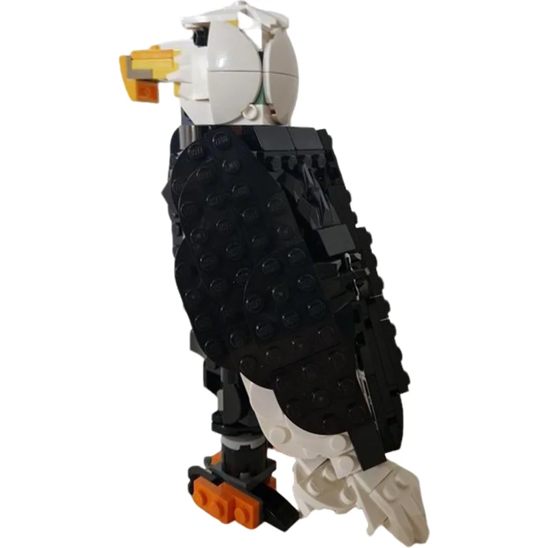 496pcs MOC Creator 3 1 Bald Eagle Model Building Blocks Architecture Christmas Gifts Creative Idea Education Brick Toys Birthday