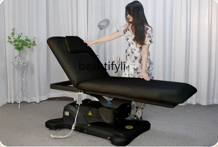 

Full electric lifting massage bed constant temperature heating beauty bed multi-functional professional tattoo bed