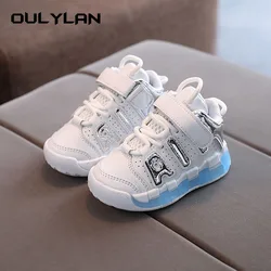 Trendy Childrens Shoes Bay Casual Sports Shoes Spring Autumn Bbreathable Sneakers 1-6-year-old Baby Walking Shoes Soft Soles