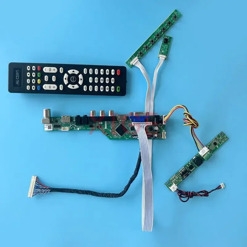 

Driver Board Fit M215HCA M215HCJ M215HJJ M215HNE LCD Screen TV Analog Signal 21.5" 1920*1080 USB+AV+HDMI+VGA Kit DIY 30-Pin LVDS