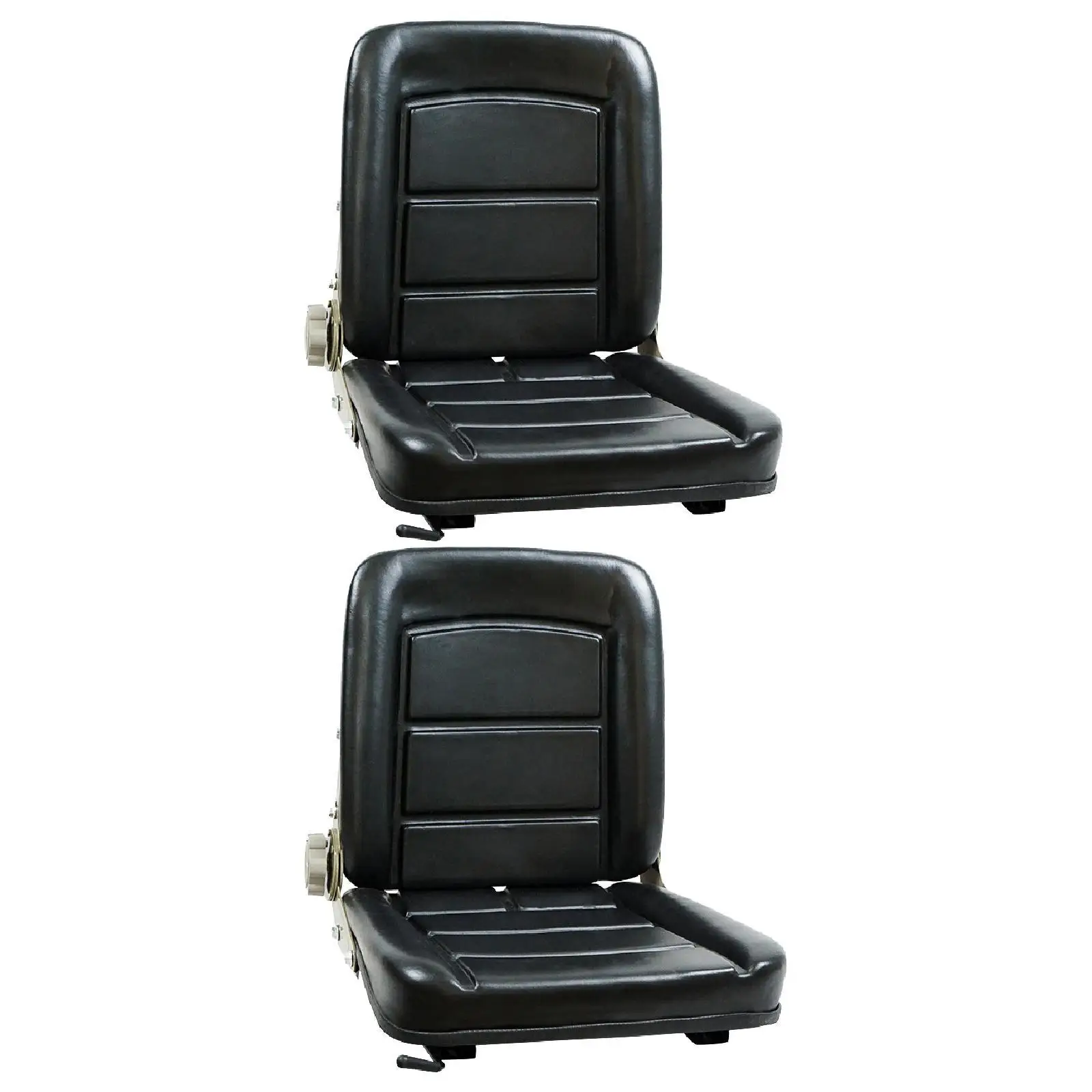Universal Forklift Seat Tractor Seat Adjustable Comfortable Stable Waterproof Accessories Replace for Scrubber Bulldozer