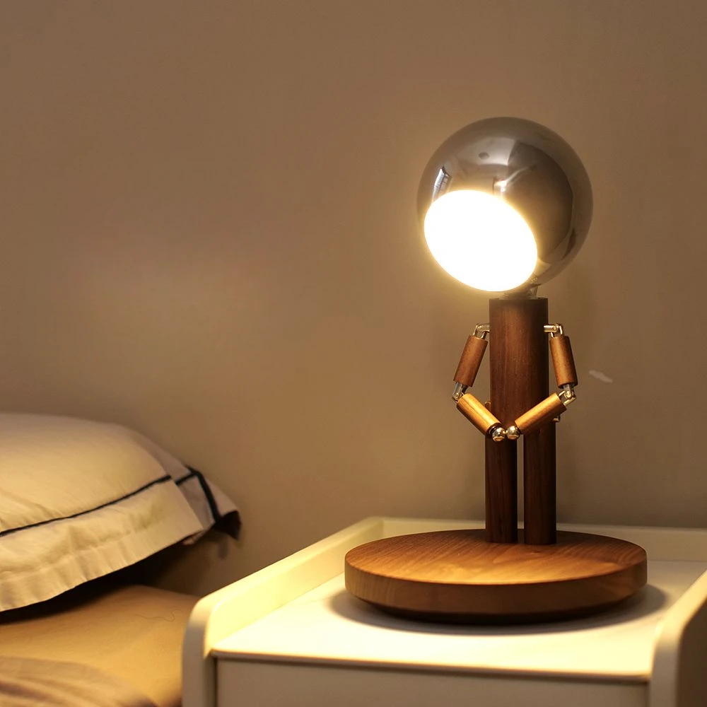 Creative Moon Penalty Station Lamp Bedroom, bedside, living room, atmosphere, table, decoration, infinite dimming