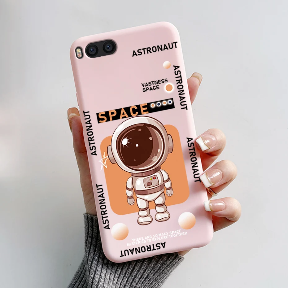 For Xiaomi Mi note 3 Case Mi note3 Cute Astronaut Matte Soft TPU Protector Back Cover For Xiaomi mi Note 3 Silicon case 5.5 inch