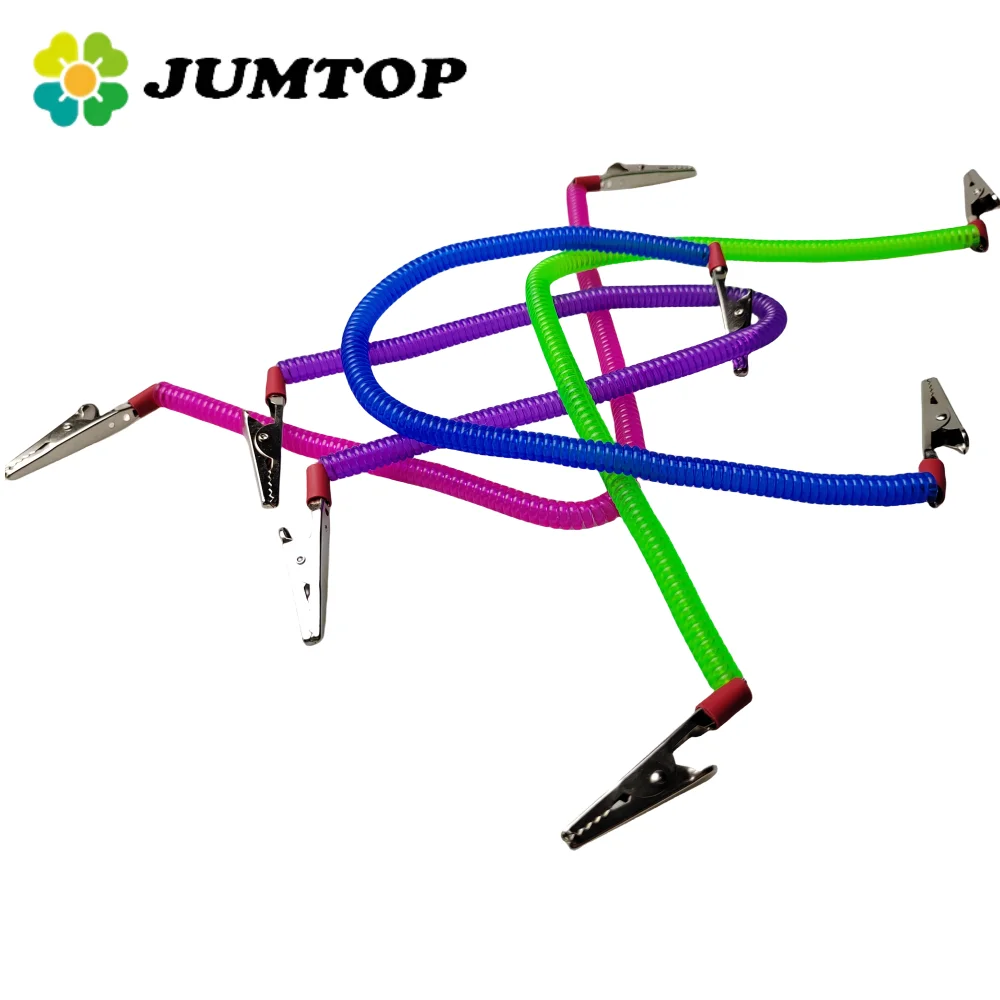 

JUMTOP 1Pcs Dental Scarf Clip Oral Dental Supplies Napkin Holder Spring Rope Bibs Clips Dentist Tools