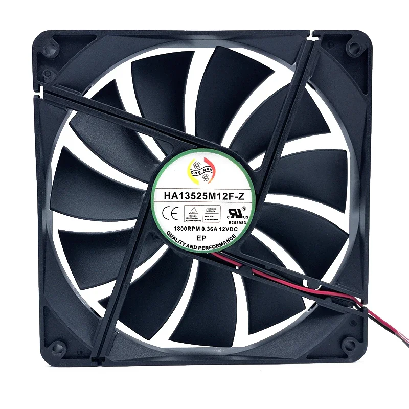 135*135*25MM HA13525M12F-Z 13025 12V 0.36A 1800 to 13.5cm computer case silent fan