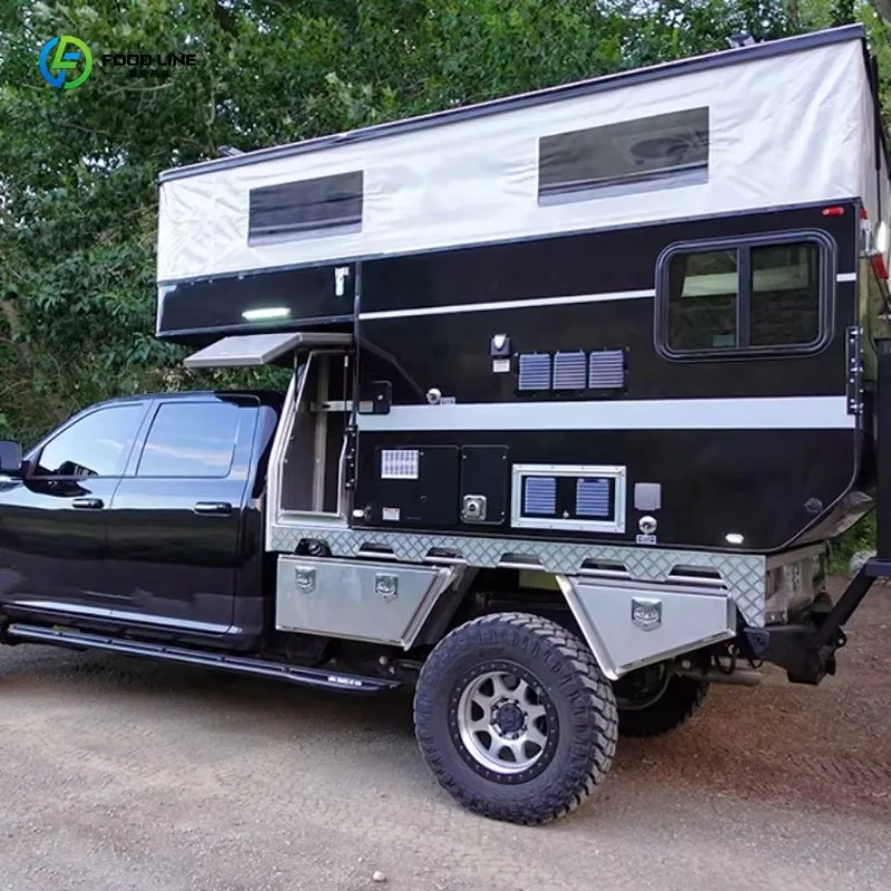 Customized Top Hot 4 Season Hard Surface Truck Camper High Efficiency Hot Sale