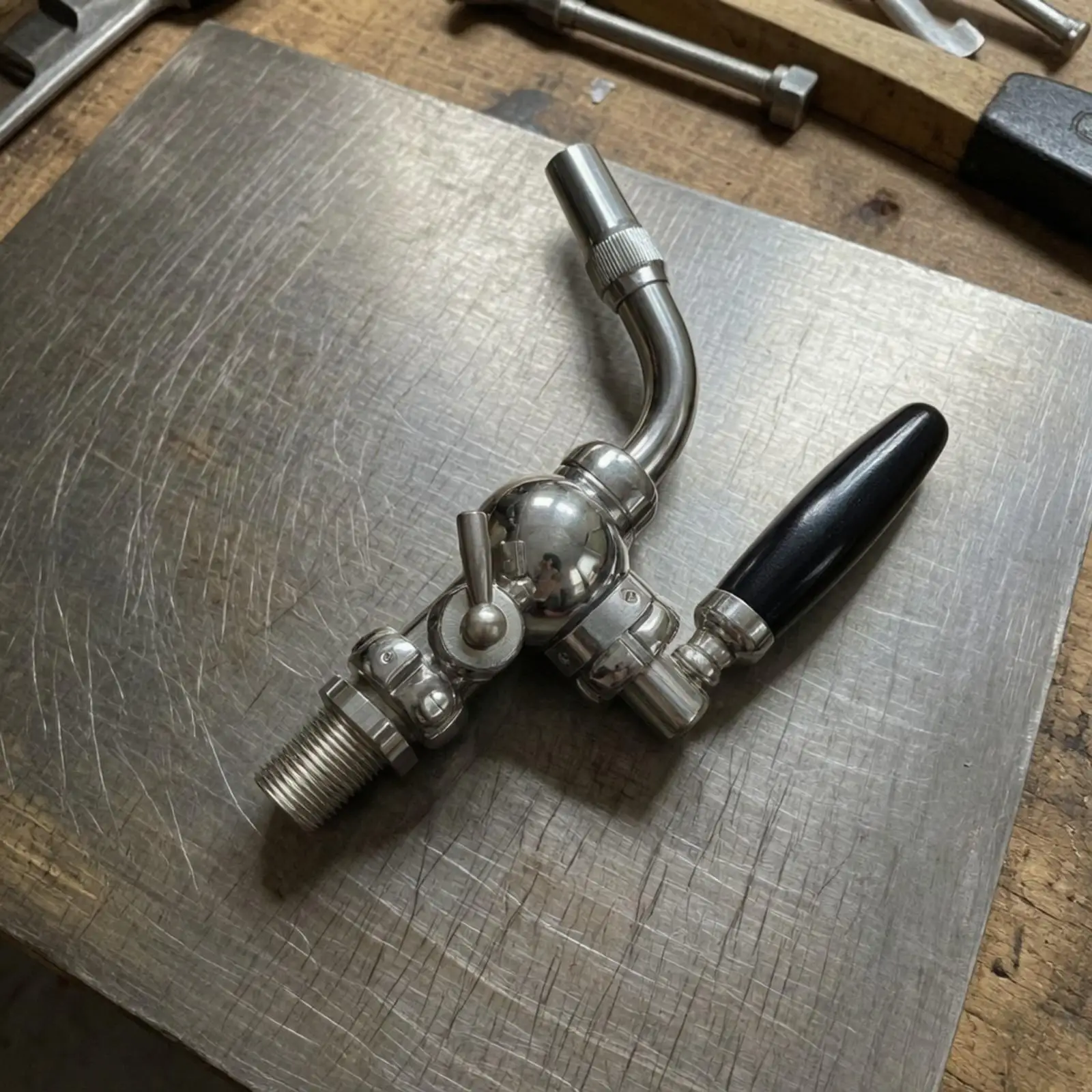Rust Resistant Beer Tap Faucet Stainless Steel Keg Dispenser for Commercial Kitchen Party Cooler Use