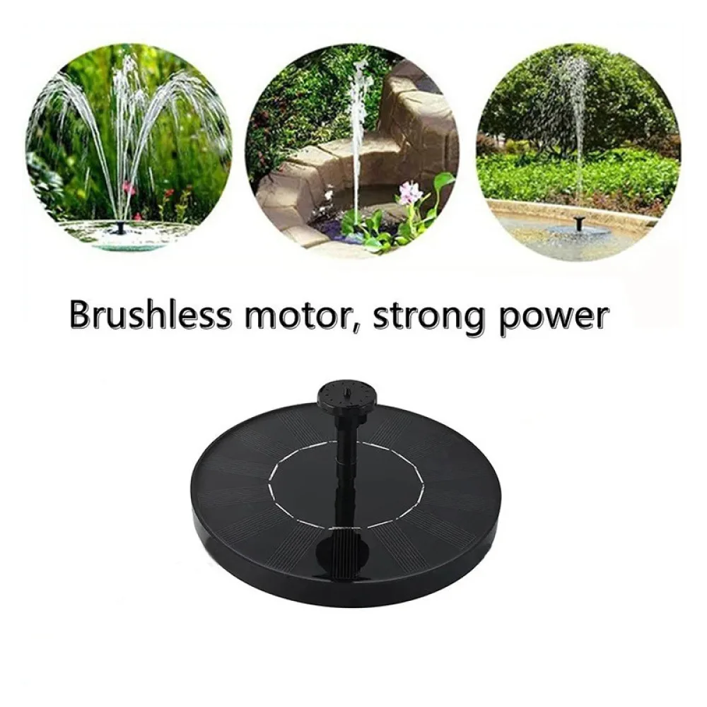 Portable Solar Powered Water Pump For Fountain Pond Garden Yard Decoration Split Design Energy Saving Outdoor Accessory
