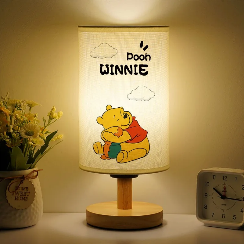 Lampe de nuit de dessin animé Disney Ours, Ours, Périphérique, Bûche, Créatif, Chambre à coucher, oral et, Enfants, Protection des yeux, Table, Animation