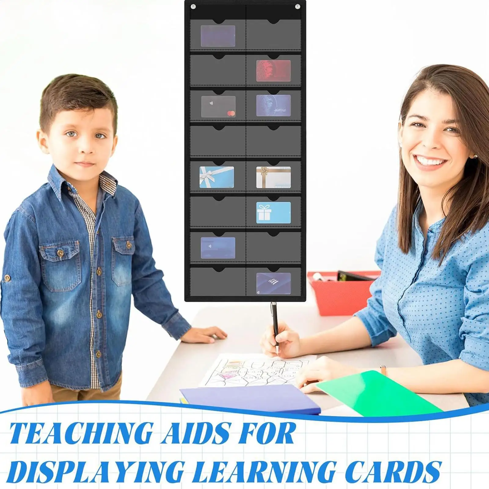 business-card-wall-holder-76x127cm-photo-organizer-index-card-holder-sleeve-for-teachers-collectors-educators-classroom-office