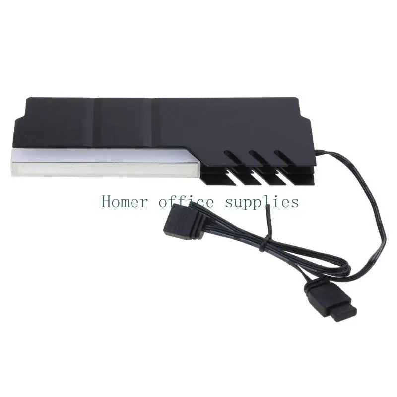 K43B High Performance Memory Heatsink Argb Light Bar Cooler Fine Workmanship Groove Heatsink High Thermal Conductivity