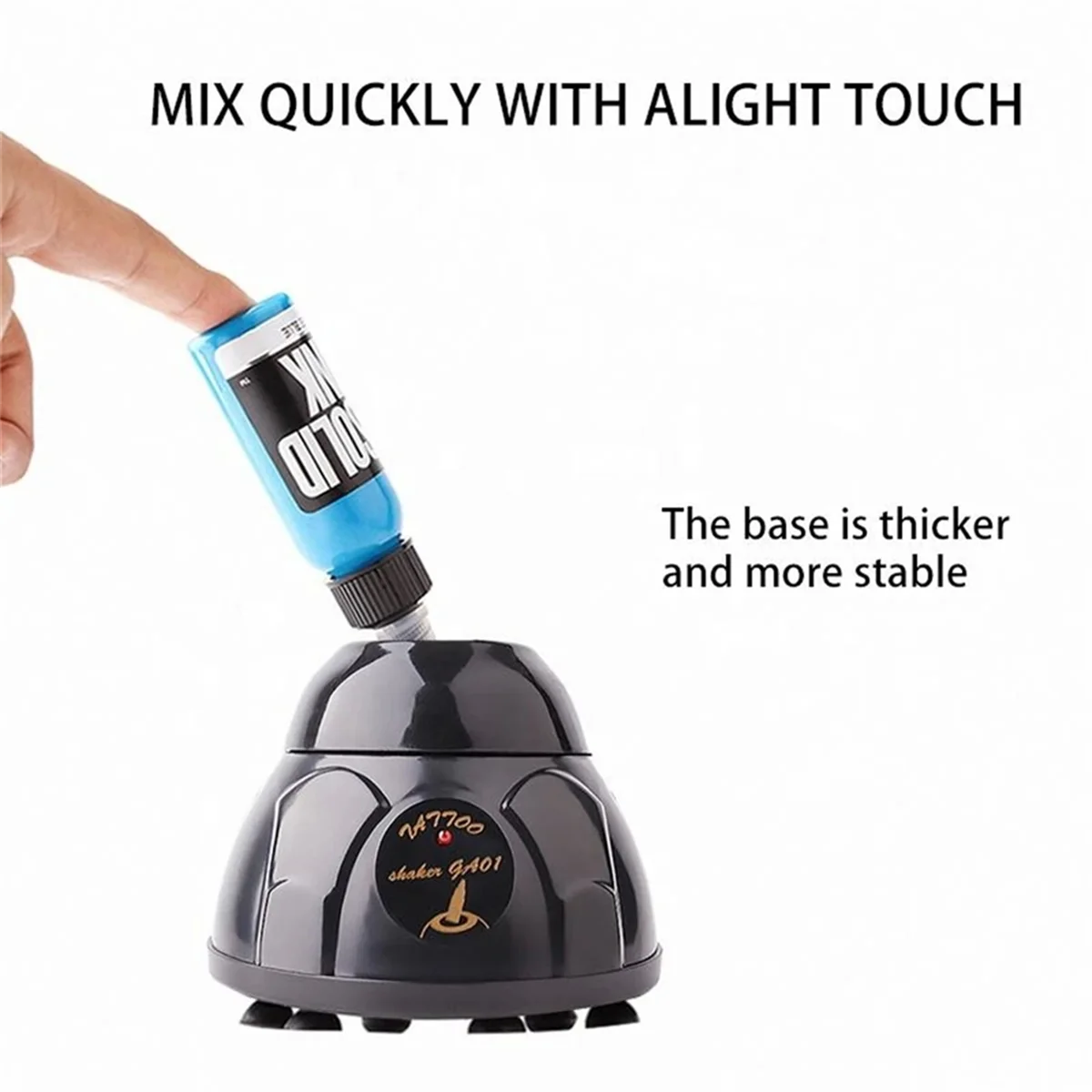 Мини-салонный миксер, пигментные чернила для татуировки, электрический шейкер, мешалка для лака для ногтей, жидкость для красок, лак для ногтей, вилка европейского стандарта-T33C