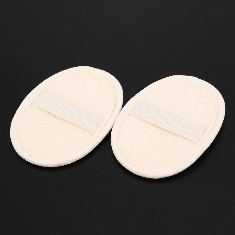 Luffa Scrubber esfoliante per la schiena per doccia, cinturino per lavaggio a doppio lato, spugna da bagno per il corpo con Luffa naturale al 100%, rondella posteriore