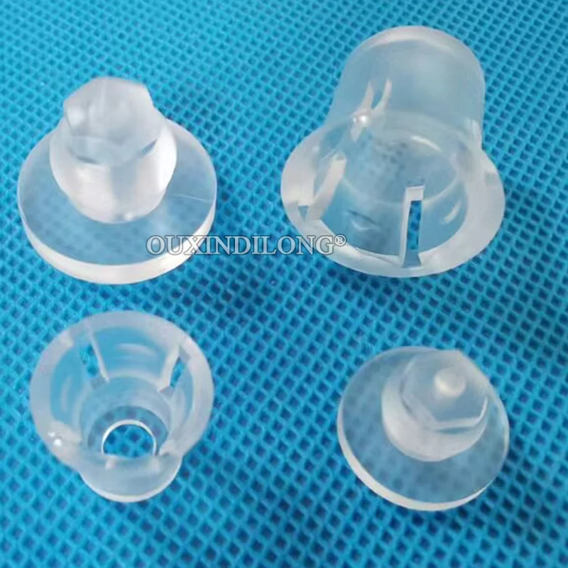 Brand New 100PCS Transparent Acrylic Standoffs Invisible Clip-in Plastic Screws Advertising Nails for Signs Signage Wall Mount