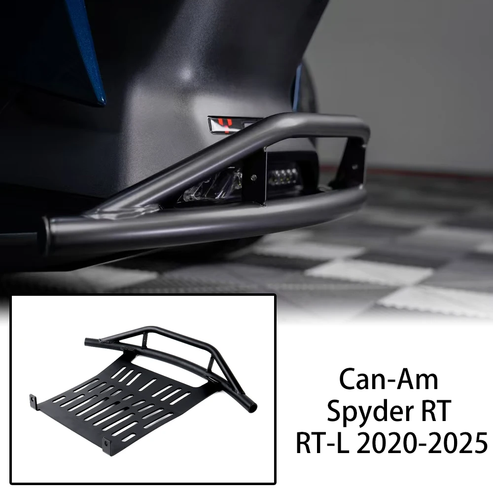 

NEW Can-Am Spyder RT RT-L 2020-2025 Tubular Front Bumper w/Skid Plate | Performance Crash Bar
