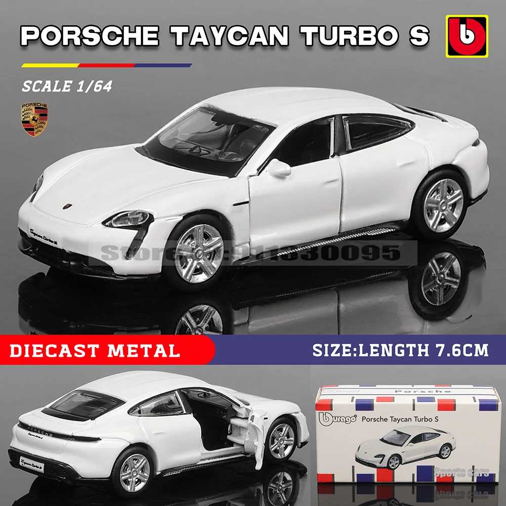 Bburago 1:64 Porsche 911 GT2 RS LAMBORGHINI sian fkp 37 Mustang GT500 Kolekcja modeli samochodów Dzieci Prezent świąteczny Zabawki dla chłopców Ferrari