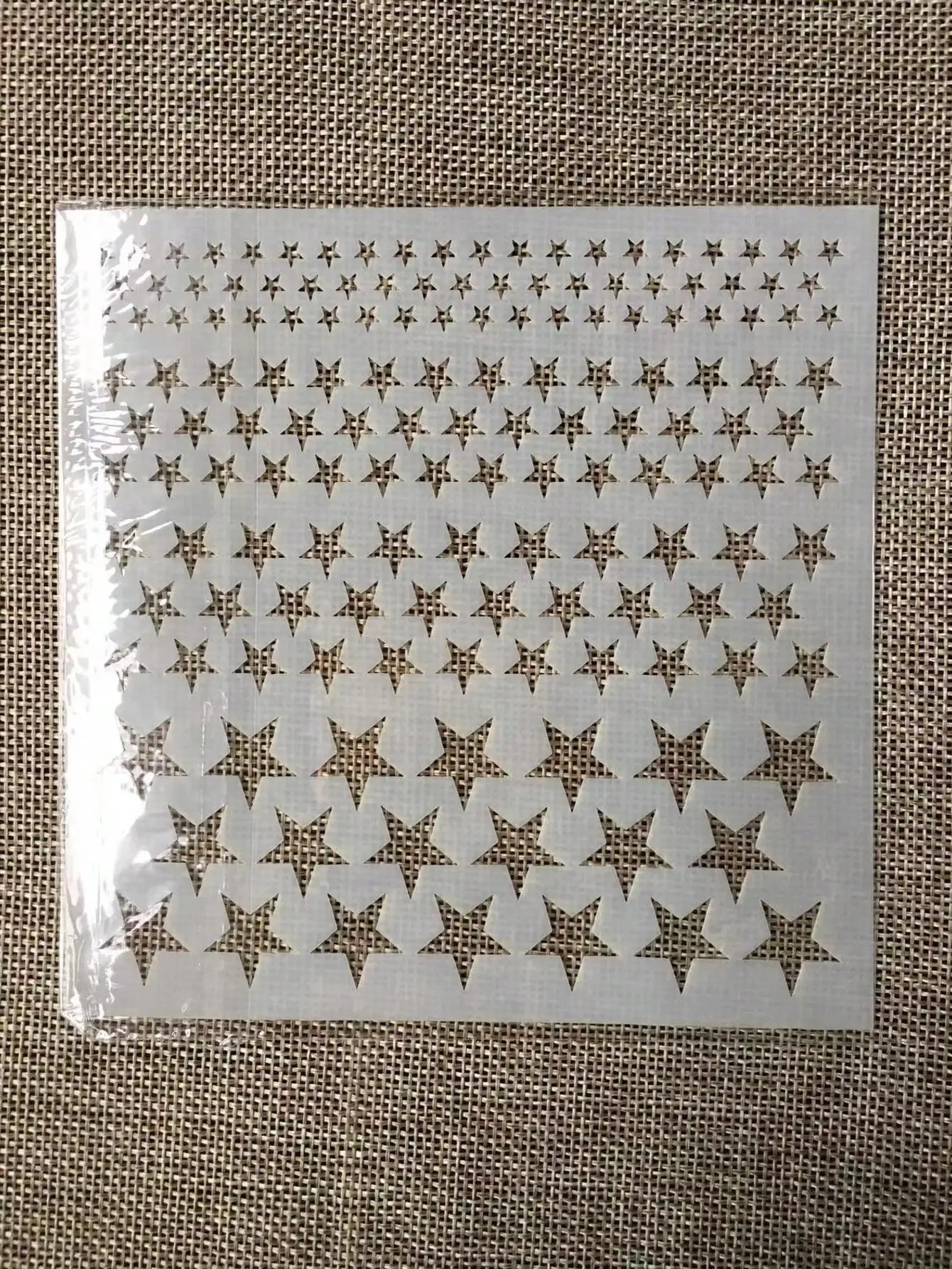 13cm Sterne DIY Schichtung Schablonen Wandmalerei Sammelalbum Färbung Prägung Album dekorative Vorlage