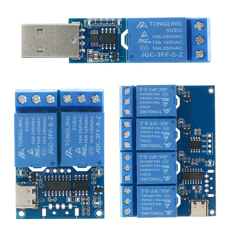 USB serial port control relay computer control module LCUS-1 overcurrent protection command control switch intelligent