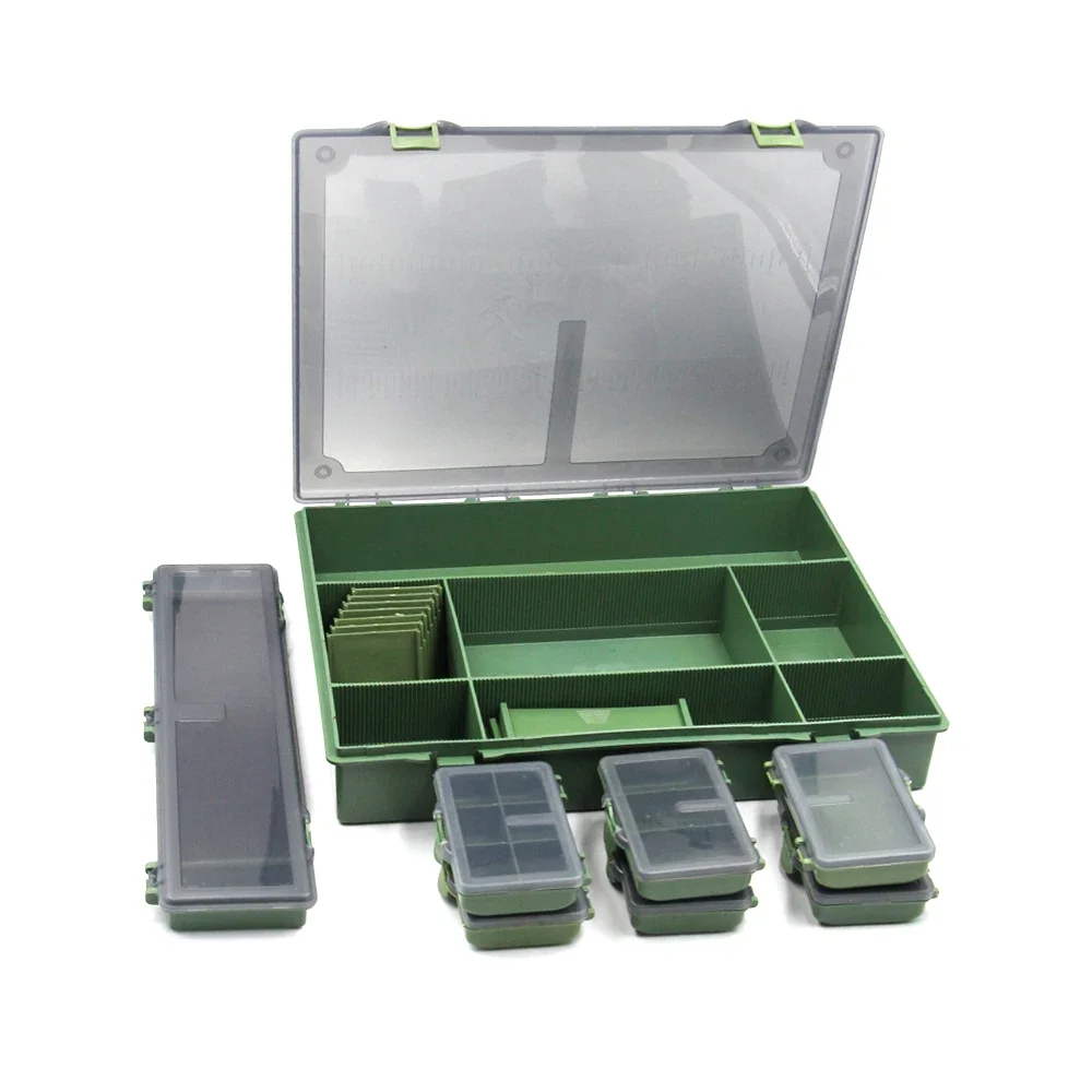 

Carp Fishing Tackle Organizer Plastic Fishing Accessories Rigid Fishing Custom Tackle Box