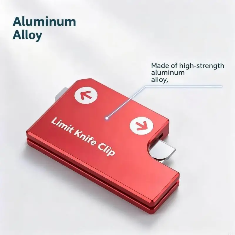 Compactly Repair Blade Guide Clamp Aluminum Alloy Positioning Tool Phone Repair Limit Cleaning Tool Holder for Edges Scraping