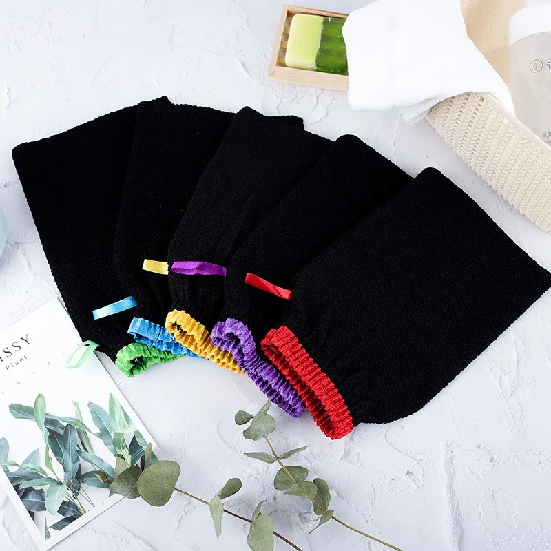 Handuk Mandi Arang Bambu Dua Sisi Multifungsi Handuk Mandi Satu Lapis Mudah Digunakan