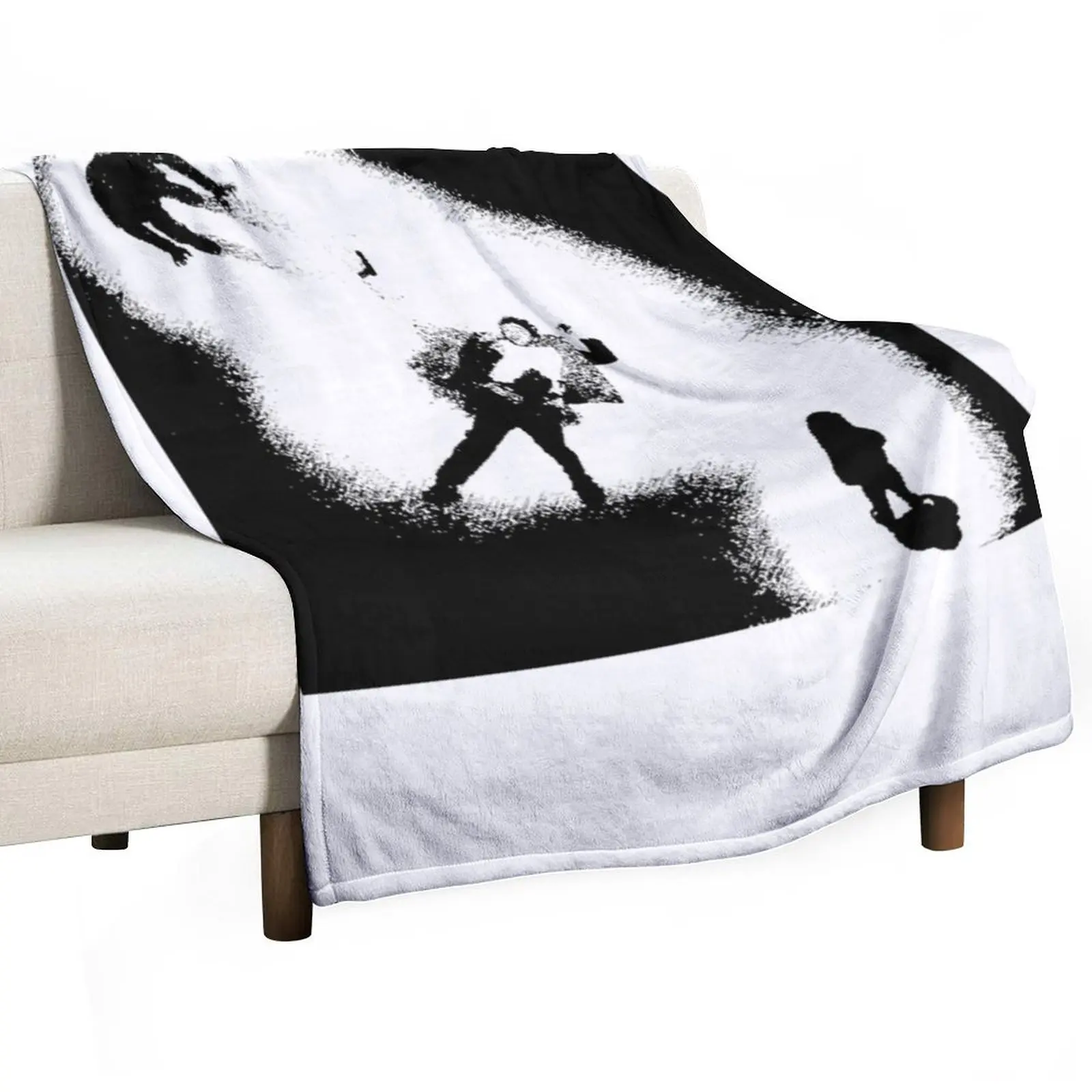 Untitled Throw Blanket Custom wednesday sofa bed Thermal Warm cosplay anime Blankets