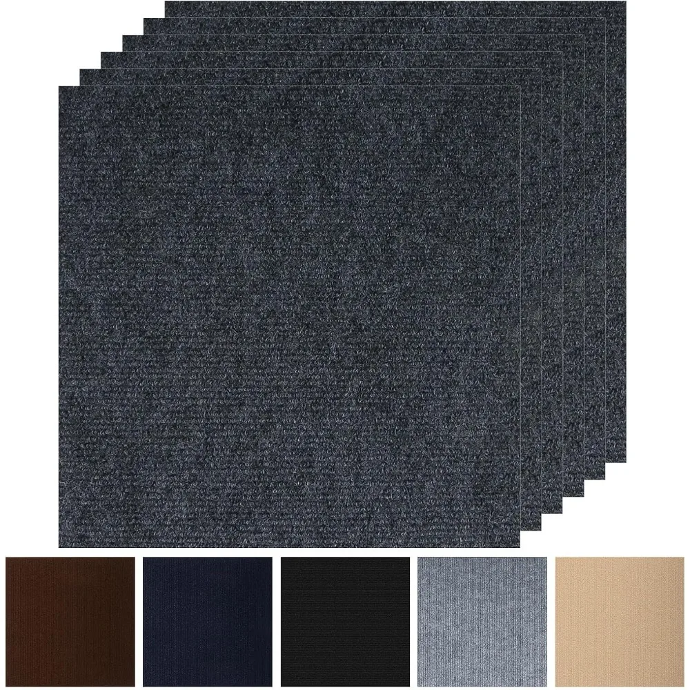 

Квадраты для ковров Peel and Stick 24 x 24, самоклеящаяся нескользящая ковровая плитка, мягкая мягкая ковровая плитка для ковров для кухни