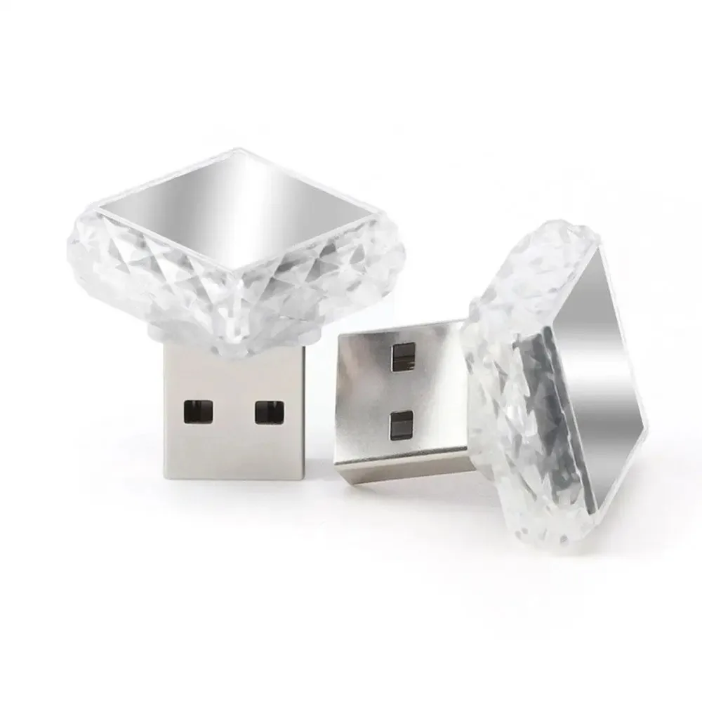 

Новый многоцветный автомобильный окружающий свет, простая установка, лампа для автоматического чтения USB/Type-C, маленькое украшение автомобиля, интерьер автомобиля