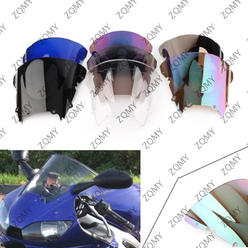 

Double Bubble Motorcycle Windshield Windproof ABS Windscreen For Yamaha YZF-R6 YZF R6 600 1998 1999 2000 2001 2002