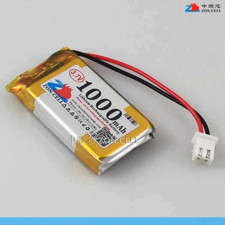 In 402540*2 3.7V 1000 Ma lithium polymer battery electronic dog story King learning machine Rechargeable Li-ion Cell