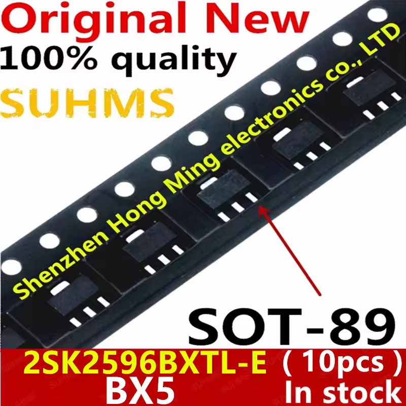 Chipset SOT-89 100% nuevo, 2 sk2596 2SK2596BXTL 2SK2596BXTL-E BX5, 10 unidades