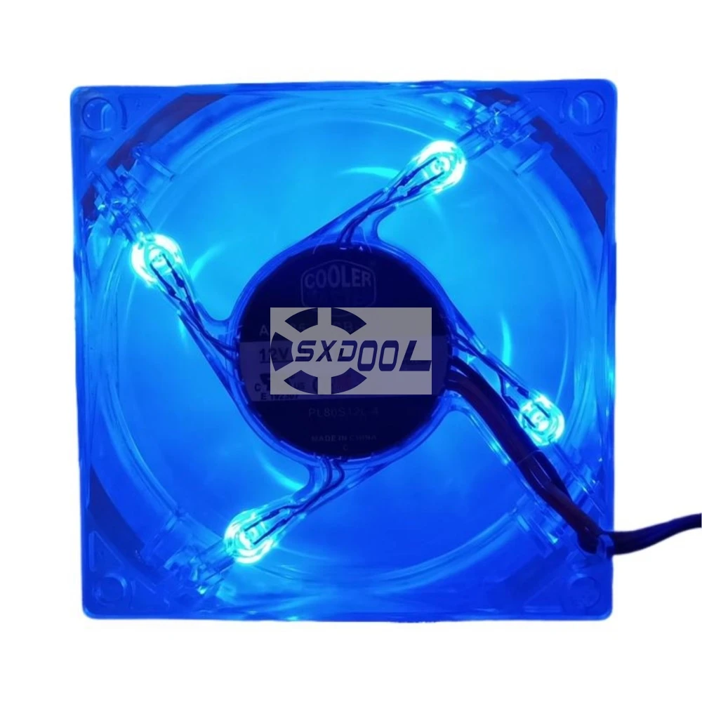 

A8025-18CB-5BN-L1 80mm X 25mm LED Cooling Fan, 12V, 1800RPM, Transparent Blue Light, Speed Measurement Function