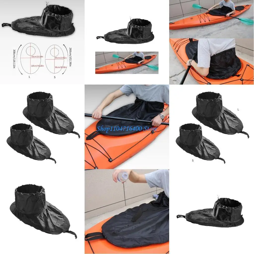 

y1gd Long Service Watercrafts Cover Waterproof CoverKayak Skirt for Enthusiasts