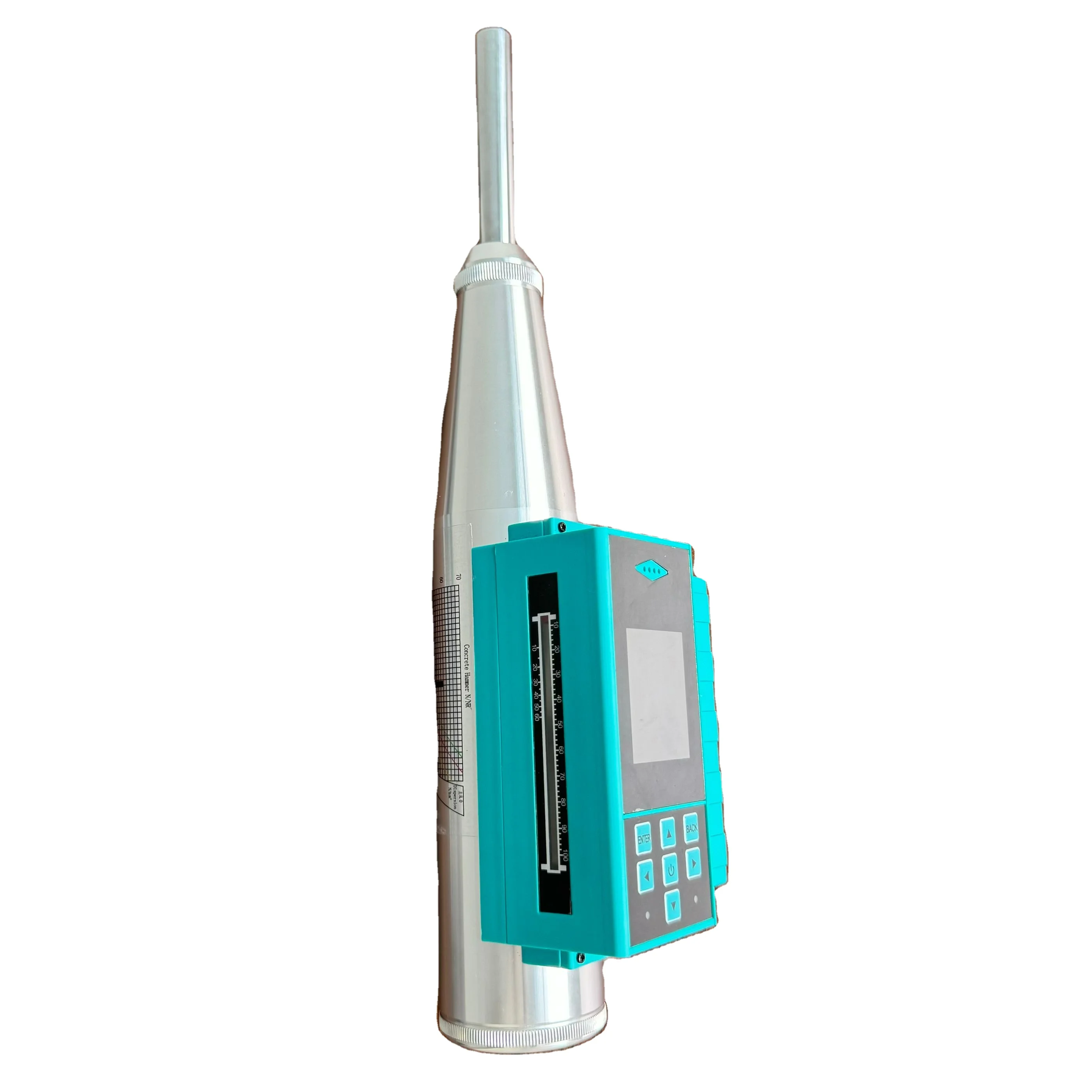 New Digital Steel Anvil Rebound Resilience Concrete Resiliometer Schmidt test Hammer
