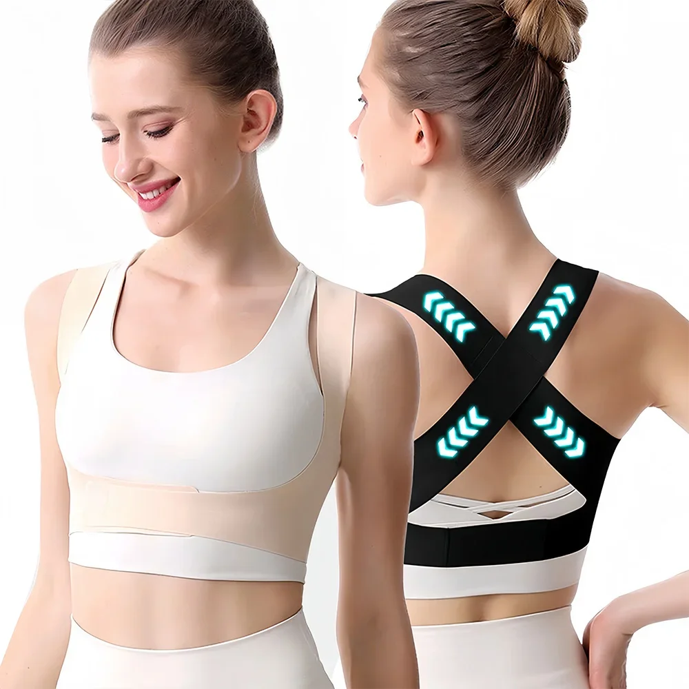 

Posture Corrector for Women and Men, Back Brace, Full Shoulder Brace for Mid Upper Spine Support,Neck Shoulder Back Pain Relief