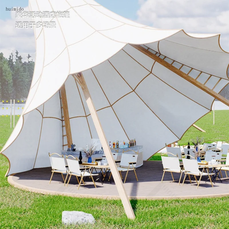 Teana Flower Tent Canopy Outdoor Star Tent Internet Celebrity Camp Stage Petal Canopy