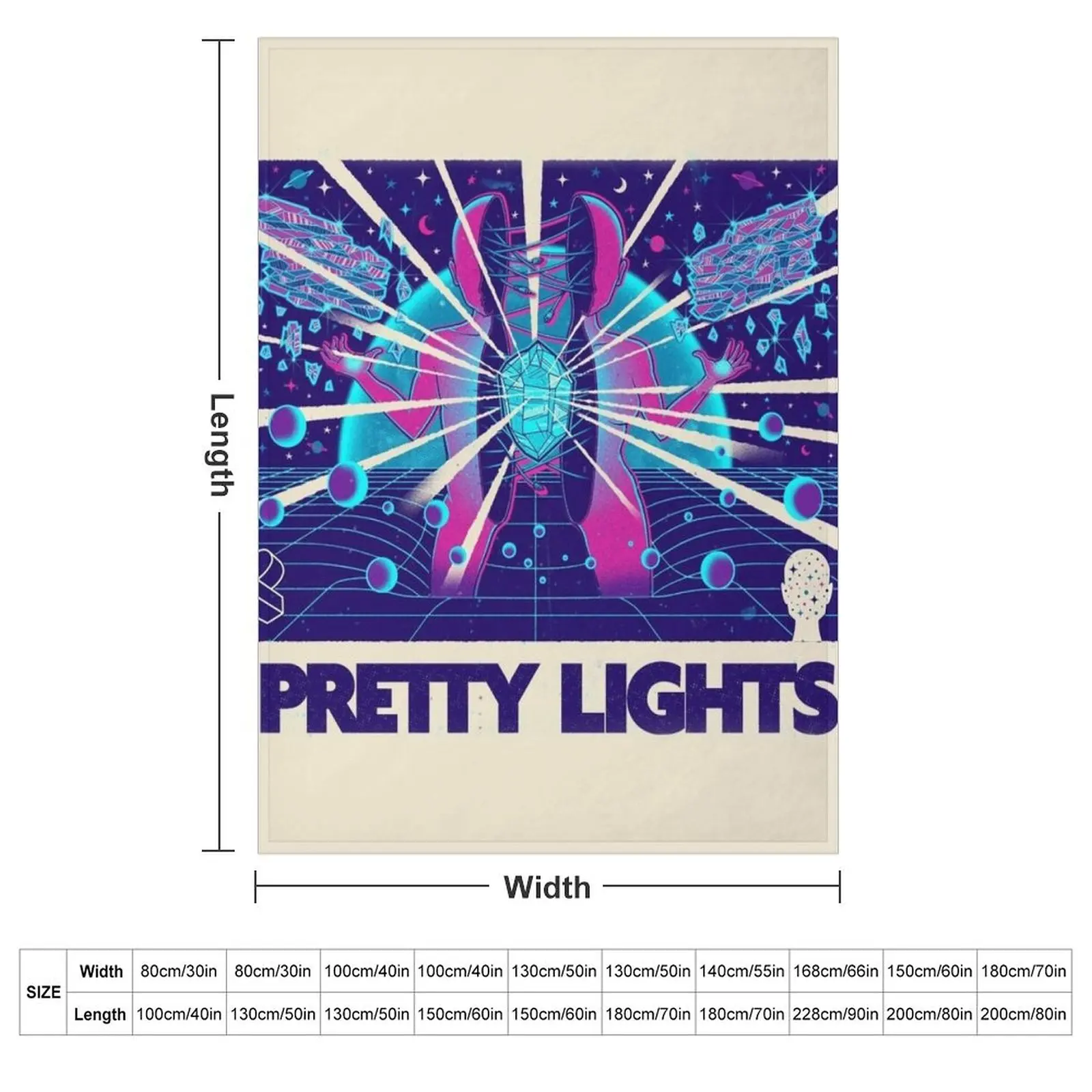 Pretty Lights Throw Blanket Blankets For Baby Decoratives Travel Summer Hairys Thermals For Travel Blankets