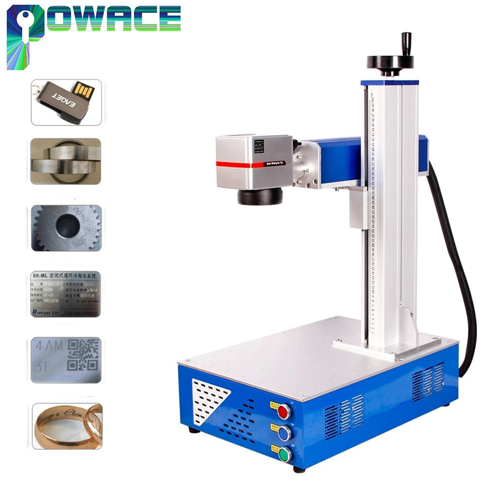 

Fiber Laser Marking Engraving Machine 20W 30W 50W 60W Raycus JPT LP MOPA M7 For Gold Silver Metal