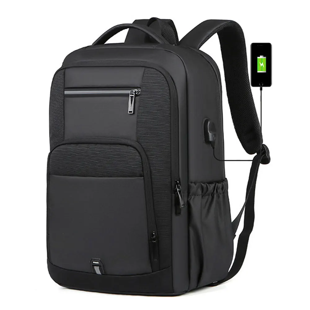 Men's Travel Backpack with USB Port Business Trip Airplane Cabin Backpacks 17